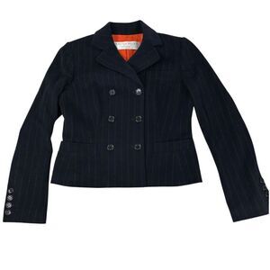 Charles Nolan Womens Double Breasted Blazer size 8